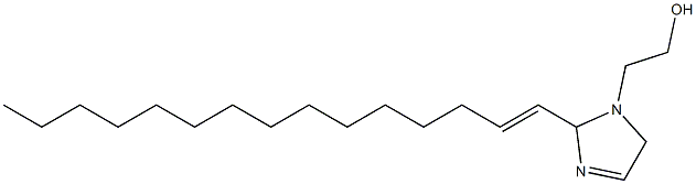 2-(1-Pentadecenyl)-3-imidazoline-1-ethanol Struktur