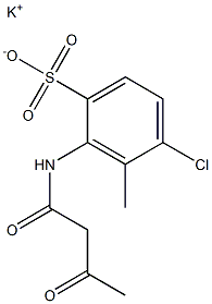 2-(Acetoacetylamino)-4-chloro-3-methylbenzenesulfonic acid potassium salt