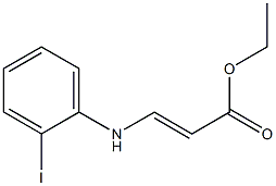 3-(2-Iodophenylamino)acrylic acid ethyl ester Structure