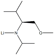 Isopropyl[(S)-1-(methoxymethyl)-2-methylpropyl]aminolithium Struktur