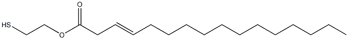 3-Hexadecenoic acid 2-mercaptoethyl ester Structure