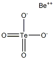 Beryllium tellurate Struktur