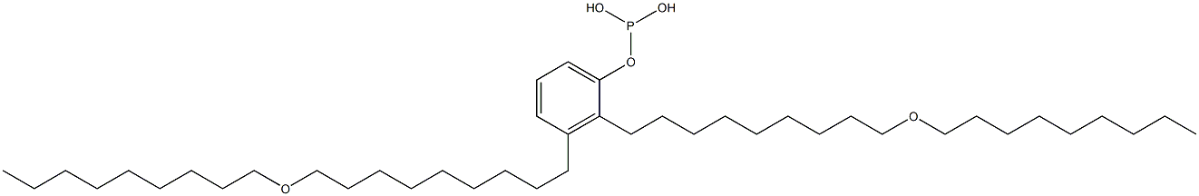 Phosphorous acid bis[9-(nonyloxy)nonyl]phenyl ester Struktur