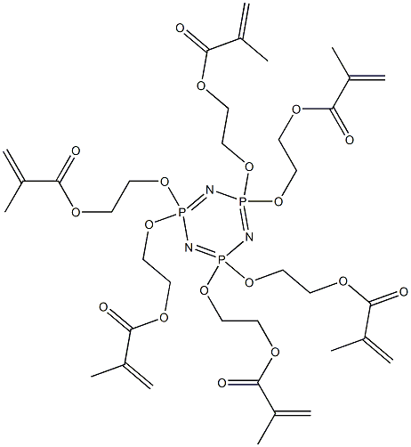 2,2,4,4,6,6-Hexakis[2-(methacryloyloxy)ethoxy]-1,3,5,2,4,6-triazatriphosphorine|
