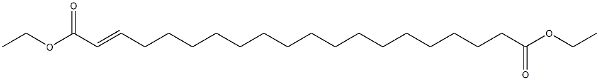 2-イコセン二酸ジエチル 化学構造式