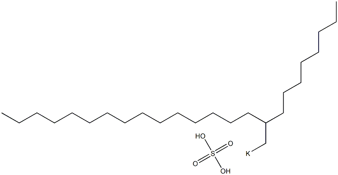Sulfuric acid 2-octylheptadecyl=potassium salt