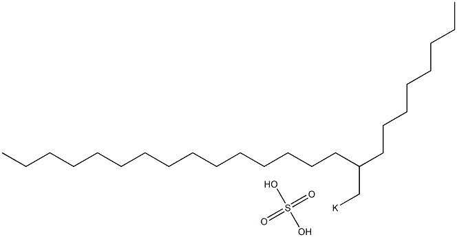  Sulfuric acid 2-octylheptadecyl=potassium salt