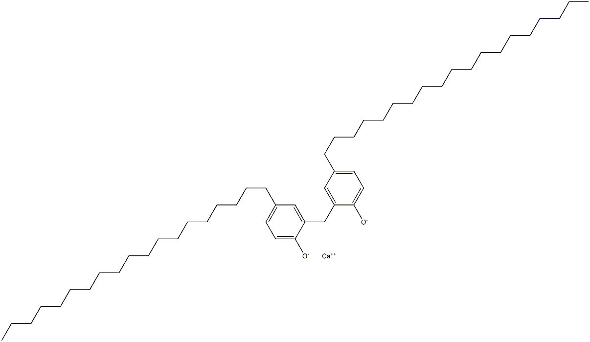 Calcium 2,2'-methylenebis(4-nonadecylphenoxide) Structure