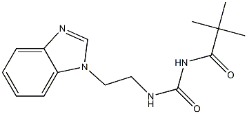 1-[2-(1H-Benzimidazol-1-yl)ethyl]-3-(2,2-dimethylpropionyl)urea