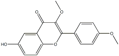 2-(4-Methoxyphenyl)-6-hydroxy-3-methoxy-4H-1-benzopyran-4-one
