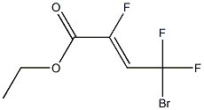 (Z)-4-Bromo-2,4,4-trifluoro-2-butenoic acid ethyl ester Structure