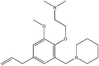  1-[3-Allyl-6-[2-(dimethylamino)ethoxy]-5-methoxybenzyl]piperidine