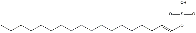 Sulfuric acid hydrogen 1-octadecenyl ester