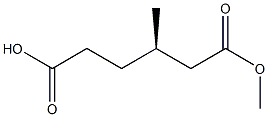  [R,(+)]-3-Methylhexanedioic acid hydrogen 1-methyl ester