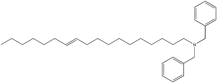 (11-Octadecenyl)dibenzylamine Structure