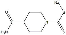 1-[(Sodiothio)thiocarbonyl]piperidine-4-carboxamide Struktur