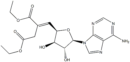  (E)-4-[[(2R,3R,4S,5R)-2-(6-Amino-9H-purin-9-yl)-3,4-dihydroxytetrahydrofuran]-5-yl]-3-(ethoxycarbonyl)-3-butenoic acid ethyl ester
