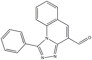 1-Phenyl[1,2,4]triazolo[4,3-a]quinoline-4-carbaldehyde Structure