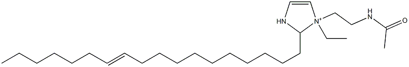 1-[2-(Acetylamino)ethyl]-1-ethyl-2-(11-octadecenyl)-4-imidazoline-1-ium|