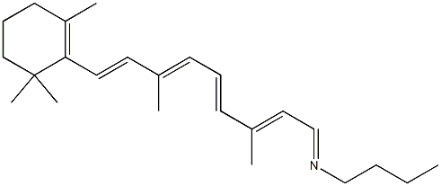 (1E,2E,4E,6E,8E)-9-(2,6,6-Trimethyl-1-cyclohexenyl)-3,7-dimethyl-N-butyl-2,4,6,8-nonatetren-1-imine