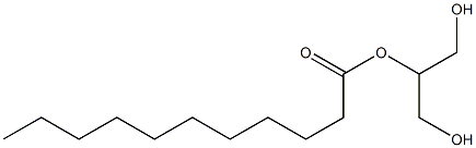 Undecanoic acid 2-hydroxy-1-(hydroxymethyl)ethyl ester Struktur