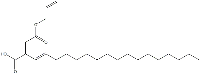 2-(1-Heptadecenyl)succinic acid 1-hydrogen 4-allyl ester 结构式