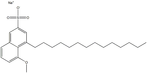 5-Methoxy-4-tetradecyl-2-naphthalenesulfonic acid sodium salt