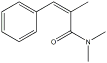 (Z)-N,N-Dimethyl-3-[phenyl]-2-methylacrylamide Structure