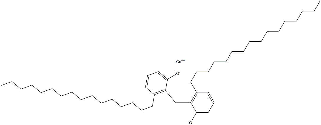 Calcium 2,2'-methylenebis(3-hexadecylphenoxide) Structure