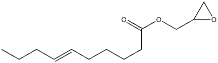 6-Decenoic acid glycidyl ester Struktur