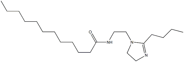 1-(2-Lauroylaminoethyl)-2-butyl-2-imidazoline Struktur