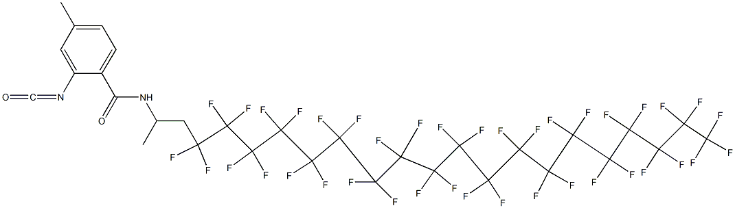  2-Isocyanato-4-methyl-N-[2-(nonatriacontafluorononadecyl)-1-methylethyl]benzamide