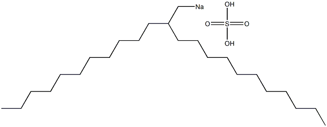 Sulfuric acid 2-undecyltridecyl=sodium salt|