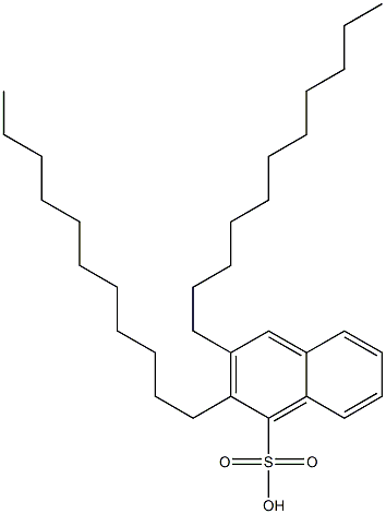 2,3-Diundecyl-1-naphthalenesulfonic acid Structure