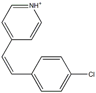 4-[(Z)-2-(4-Chlorophenyl)ethenyl]pyridinium