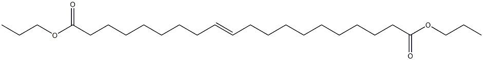 9-Icosenedioic acid dipropyl ester Structure