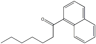 1-Heptanoylnaphthalene 结构式