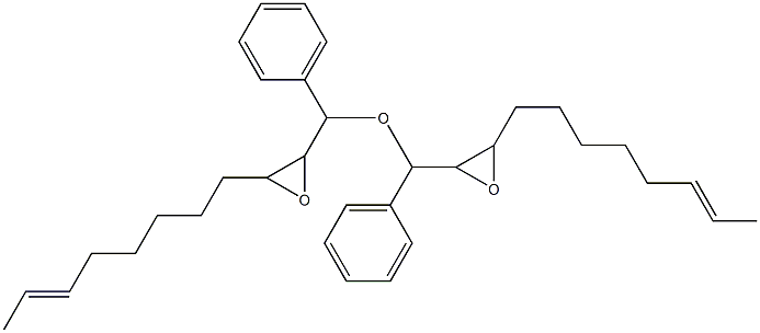3-(6-オクテニル)フェニルグリシジルエーテル 化学構造式