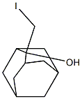 2-(Iodomethyl)adamantan-2-ol Struktur
