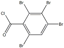 2,3,4,6-Tetrabromobenzoic acid chloride Structure