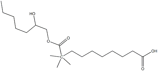 Heptane-1,2-diol 1-(2,2-dimethylpropanoate)2-octanoate Structure