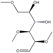 2-O,3-O,6-O-Trimethyl-D-galactose Structure