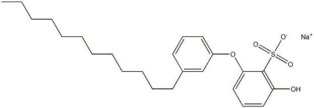  3-Hydroxy-3'-dodecyl[oxybisbenzene]-2-sulfonic acid sodium salt