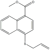  4-[(2-Propenyl)thio]-1-naphthoic acid methyl ester