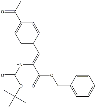 3-(4-Acetylphenyl)-2-[(tert-butoxy)carbonylamino]acrylic acid benzyl ester