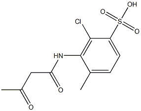 3-(Acetoacetylamino)-2-chloro-4-methylbenzenesulfonic acid