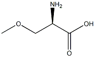 (R)-2-Amino-3-methoxypropanoic acid Struktur