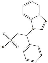 1-(1H-Benzimidazol-1-yl)-1-phenylethane-2-sulfonic acid