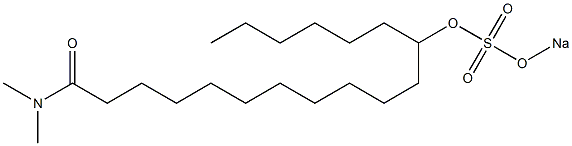 12-(Sodiosulfo)oxy-N,N-dimethyloctadecanamide
