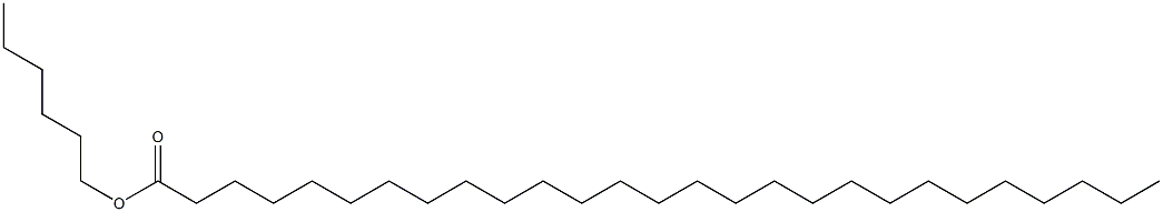 Heptacosanoic acid hexyl ester 结构式